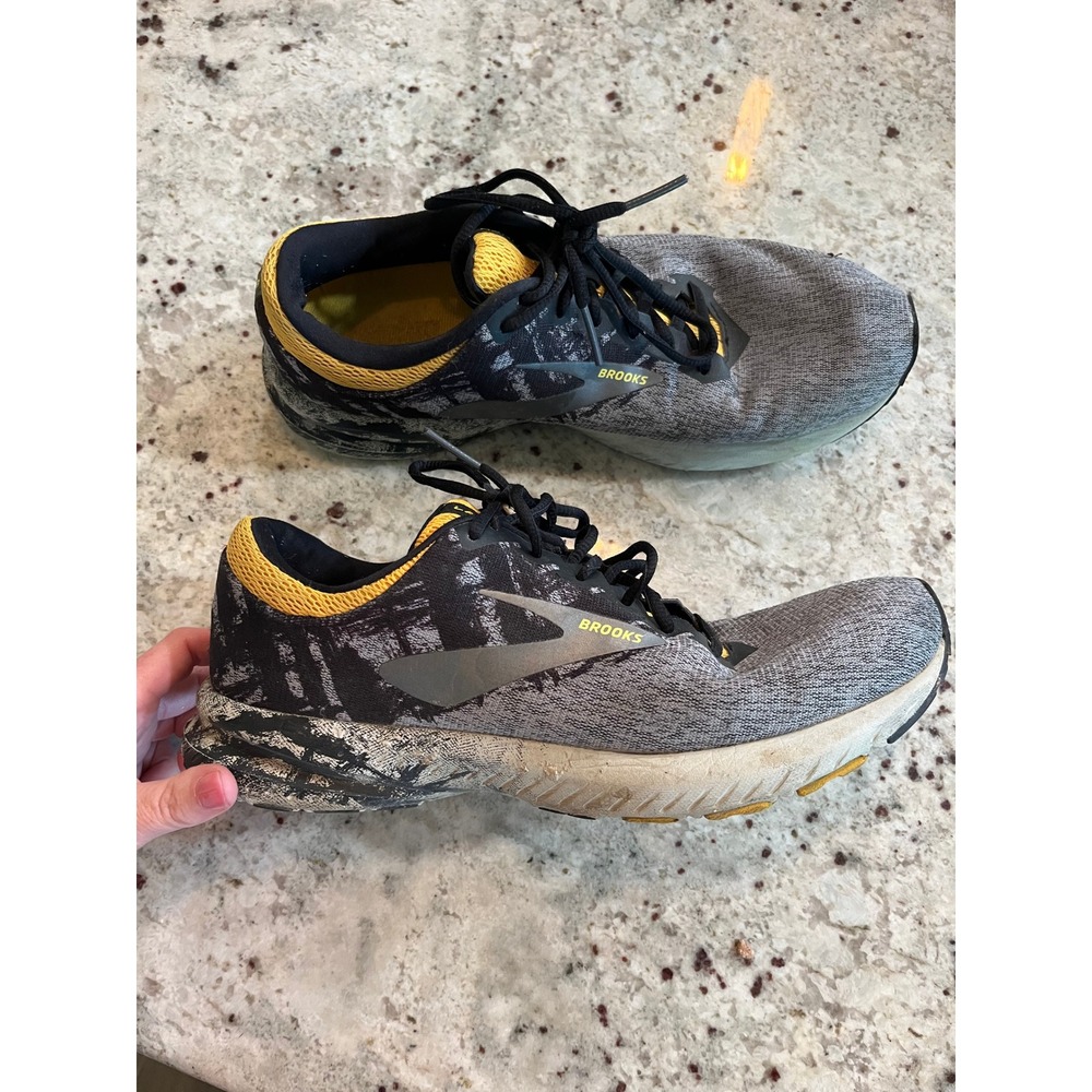 Brooks Launch 6 Run Steel City 2019 Pittsburgh Mens Running Shoes 10 1102971D036